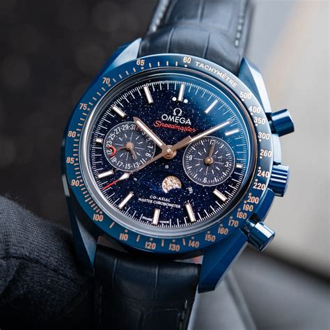 omega blue side of the moon aventurine|omega speedmaster blue moon.